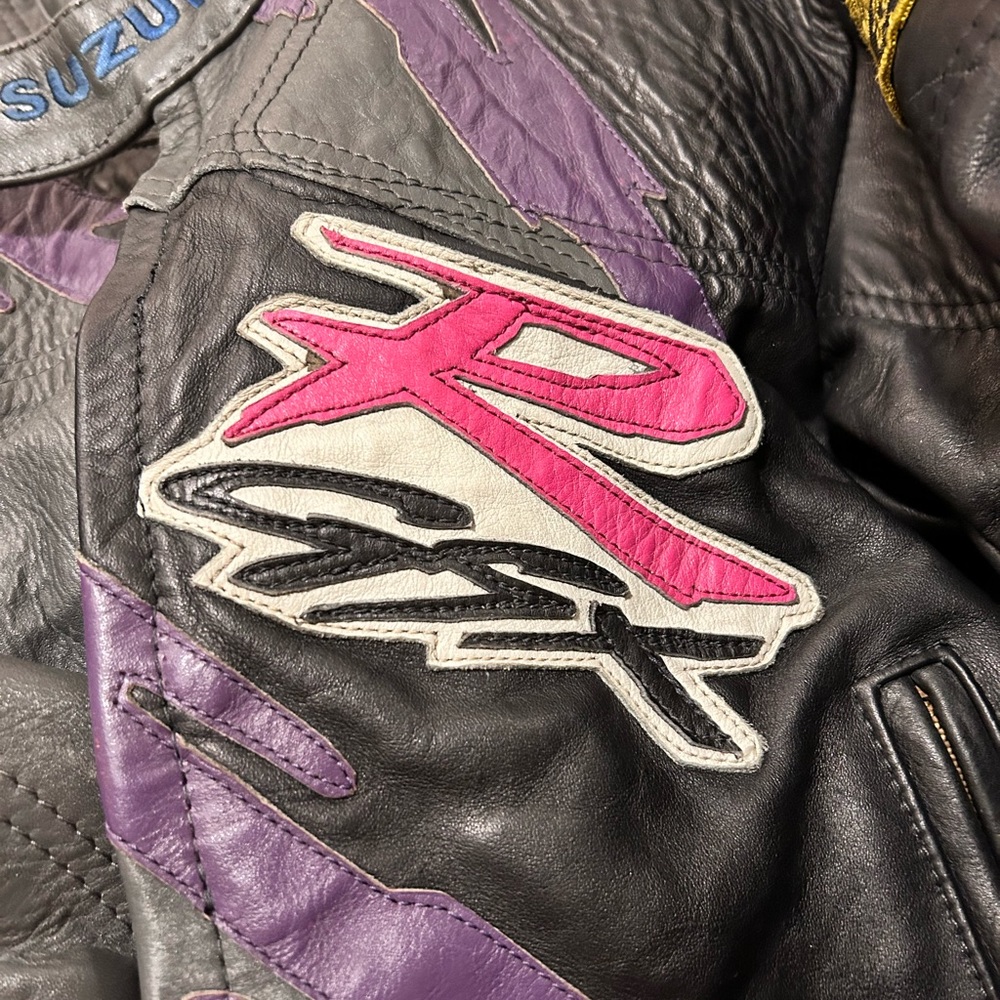 Hanson Leathers Suzuki RGSX Jacket Size 46 Used - in good condition